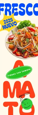 Anuncio de comida Orange Pop