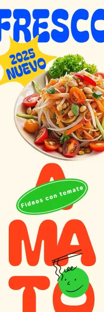 Anuncio de comida Orange Pop