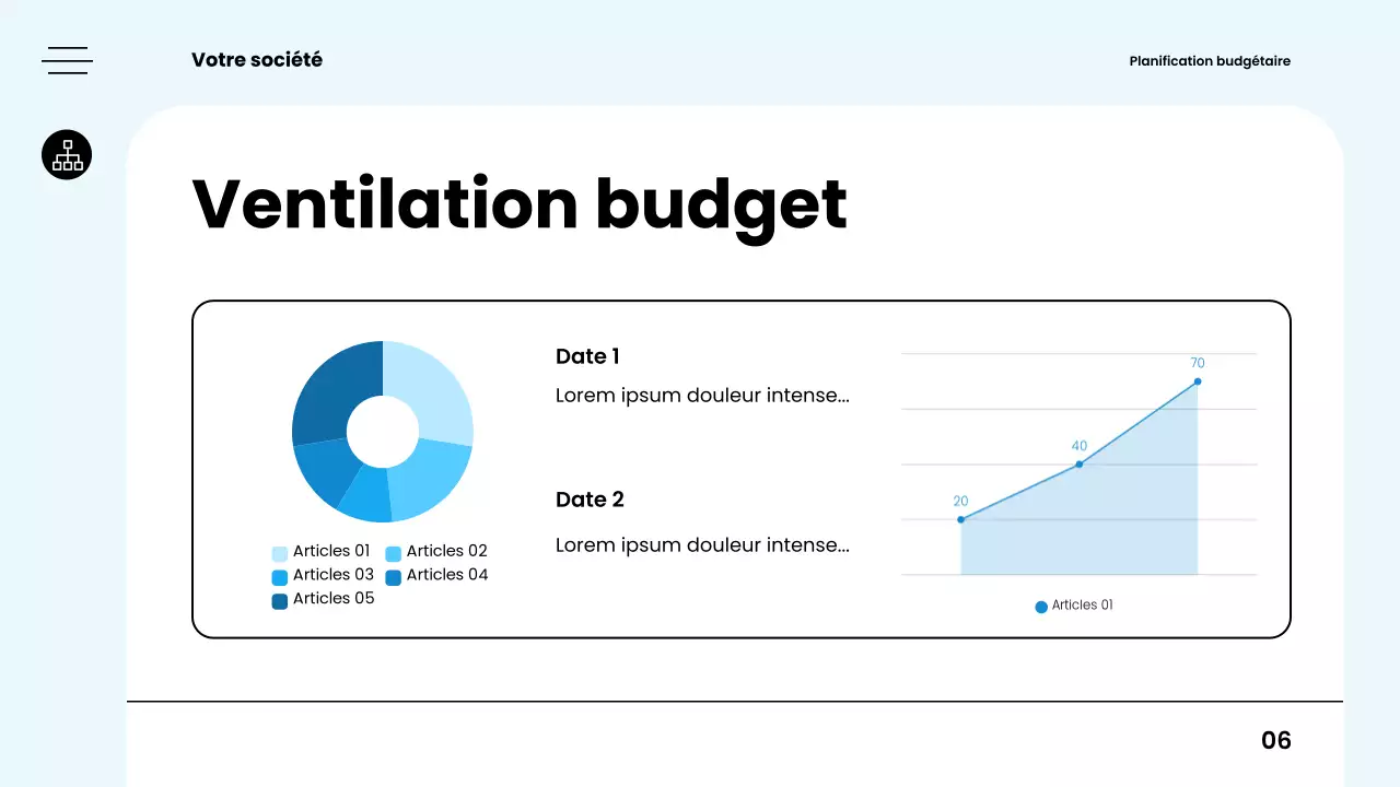 guide de planification budgétaire moderne et blanc