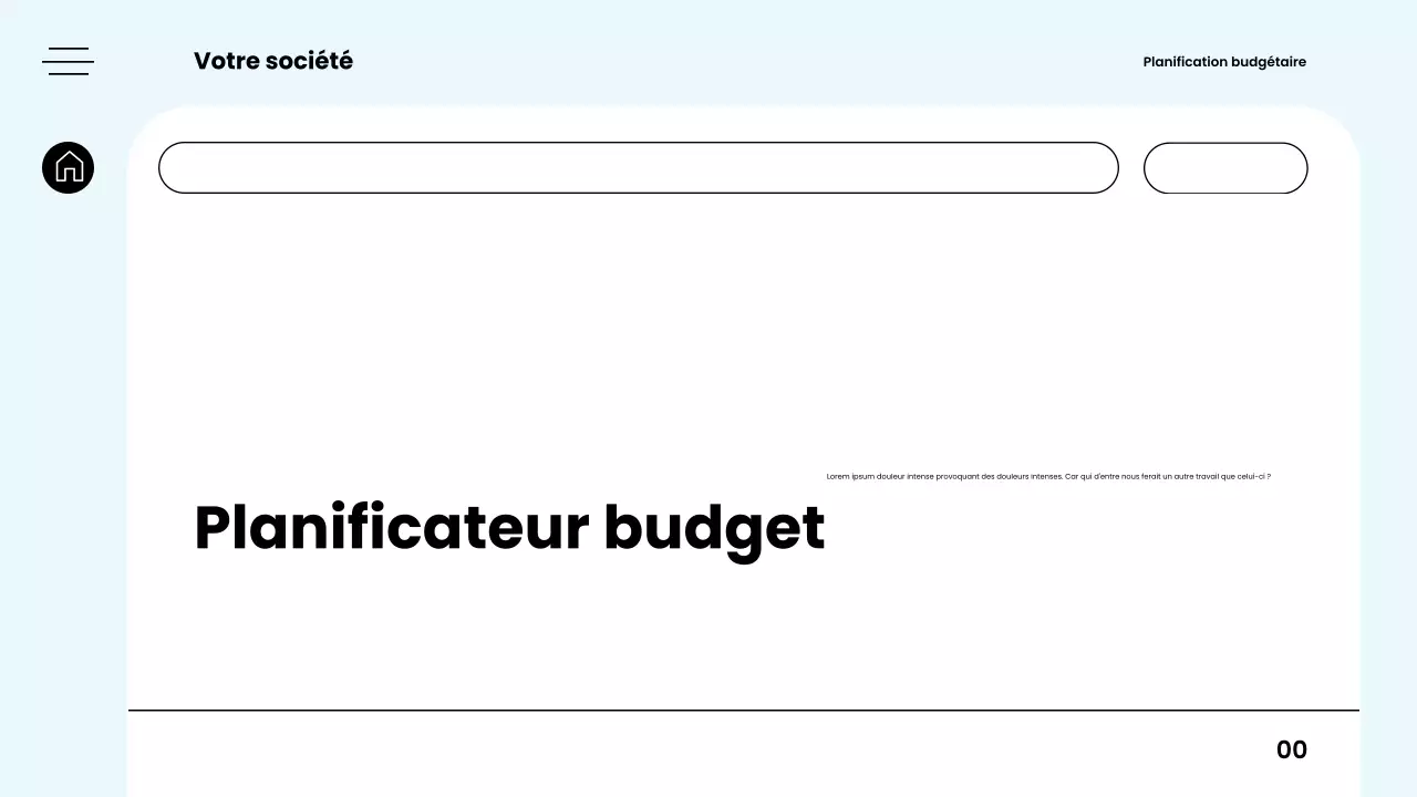 guide de planification budgétaire moderne et blanc