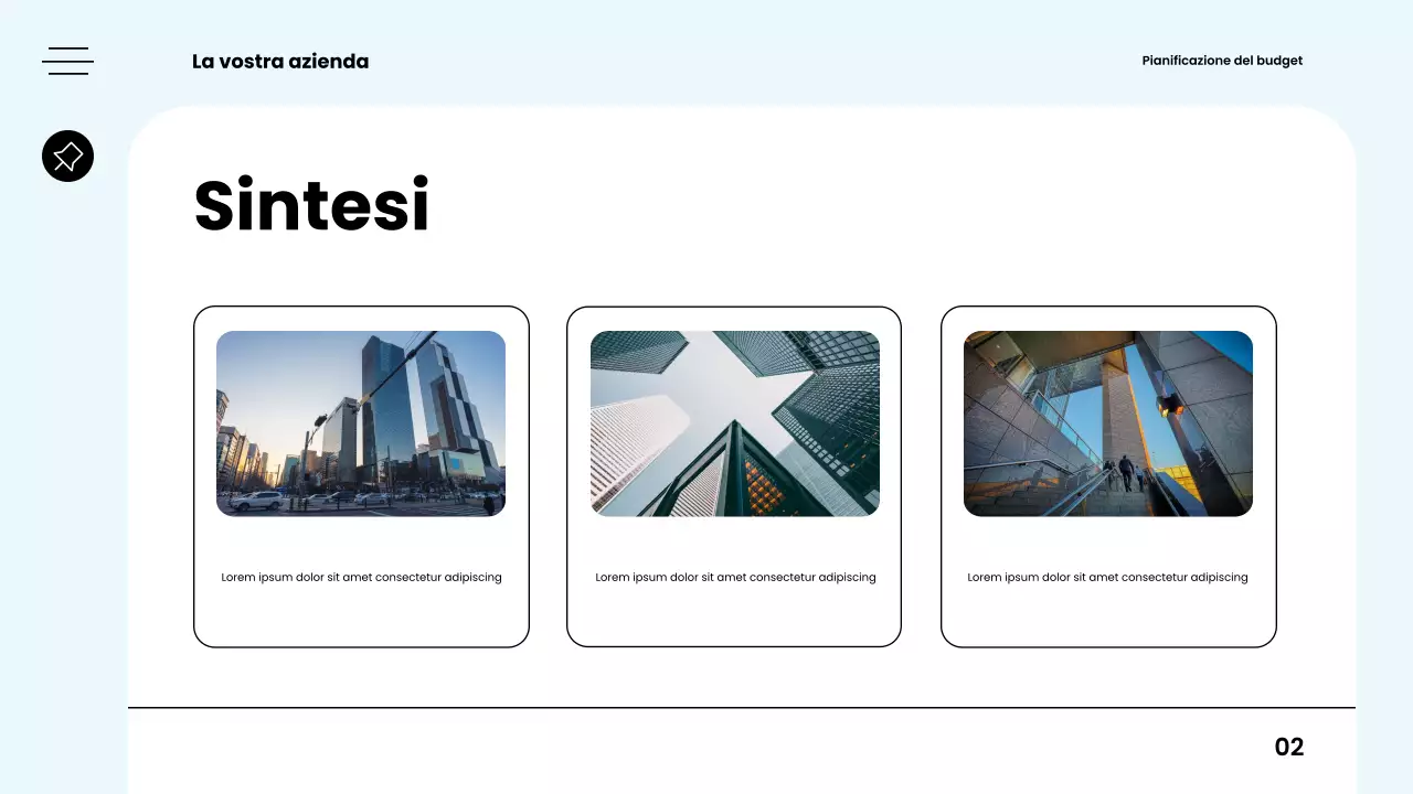 guida pianificatore budget moderno bianco