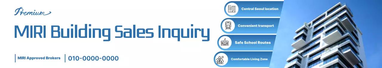 Anúncio imobiliário moderno azul