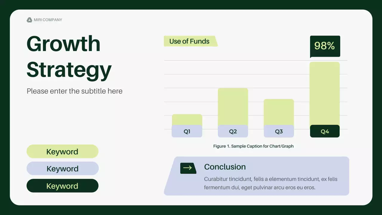 그린 프로페셔널 스타트업 자금 조달 제안서 프레젠테이션