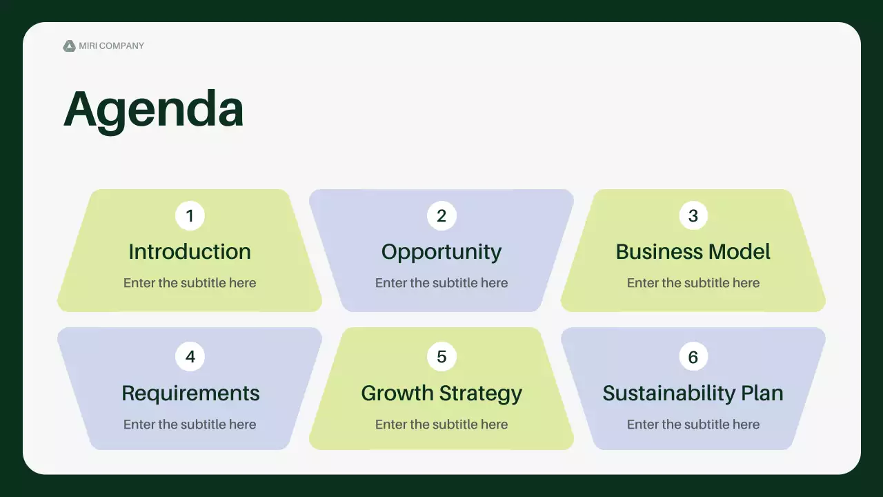 그린 프로페셔널 스타트업 자금 조달 제안서 프레젠테이션