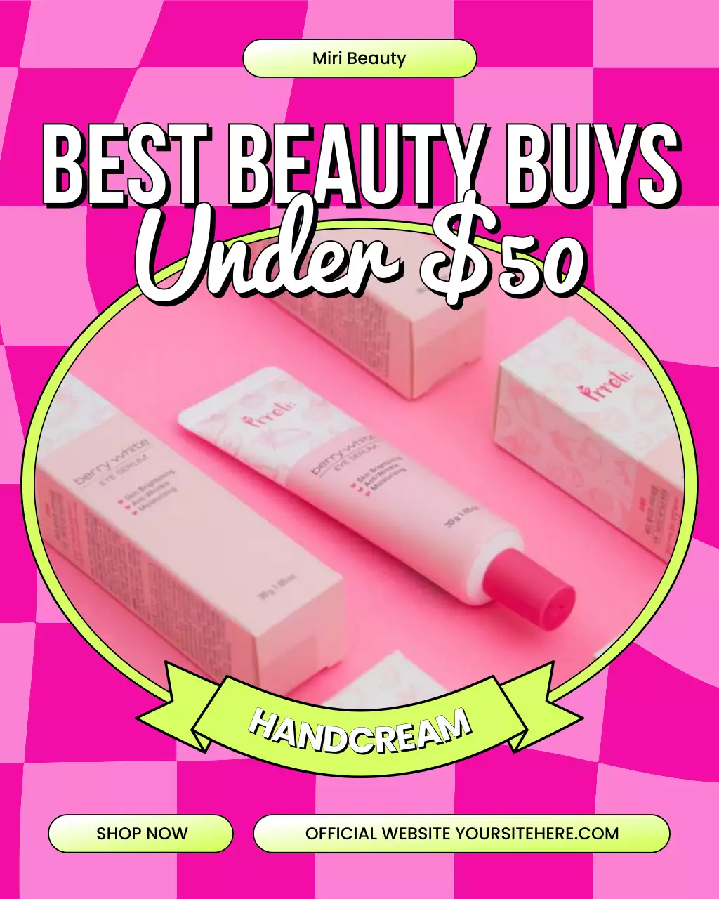 Pink Retail Product Promotion Instagram Post