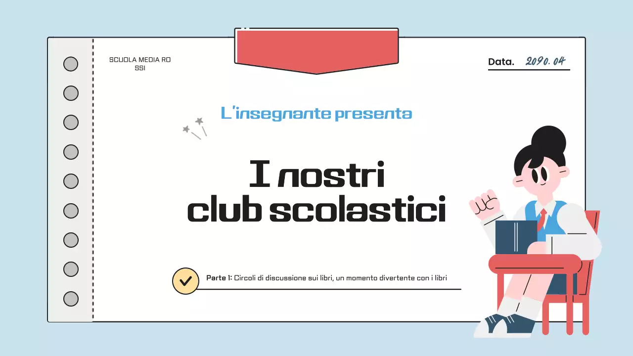 Presentazione del Sky Blue Baby School Club