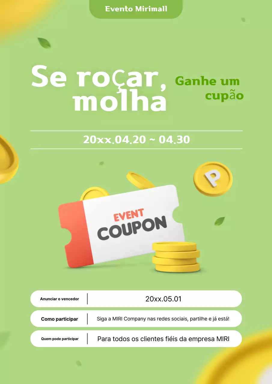 Promoção de Evento Green Clean