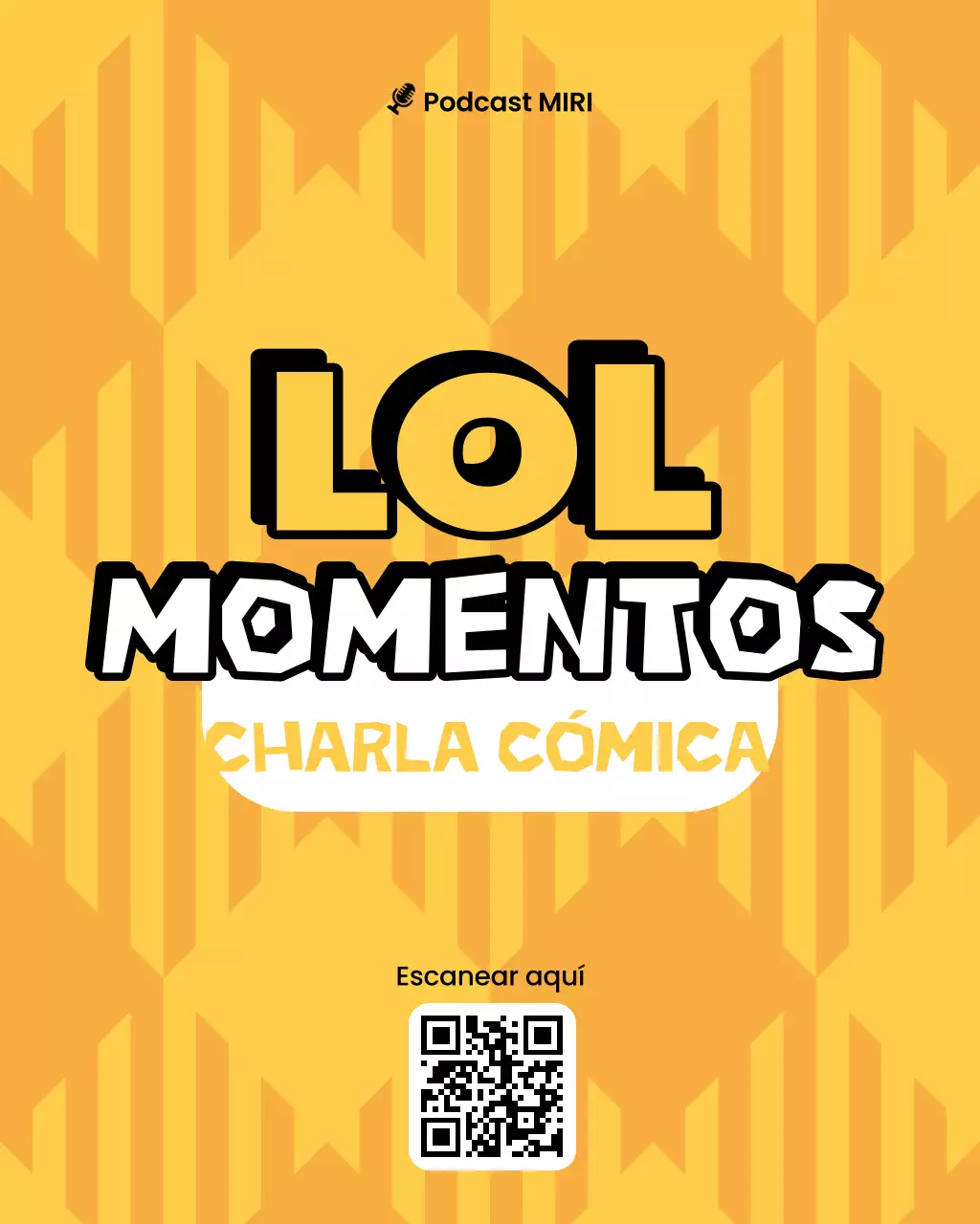Promoción de comedia pop amarilla