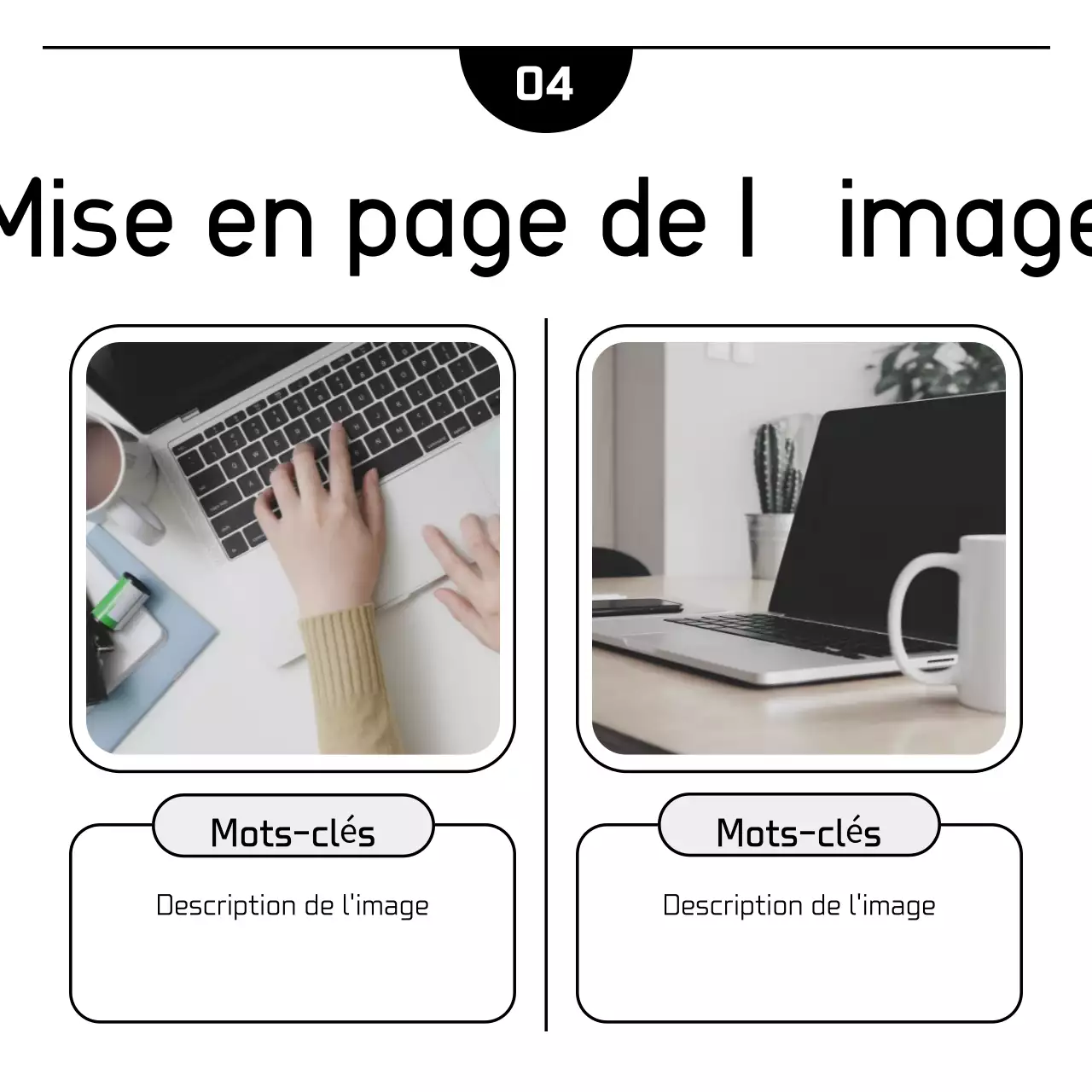 Publicité marketing simple et blanche