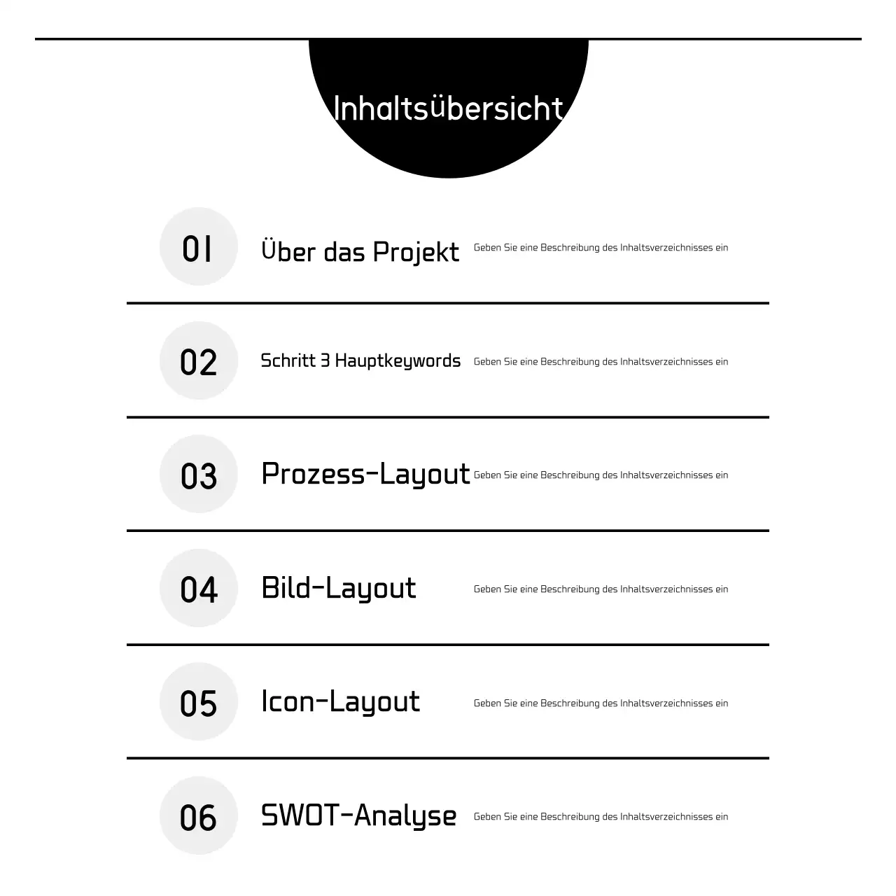 Weiße, einfache Marketing-Werbung