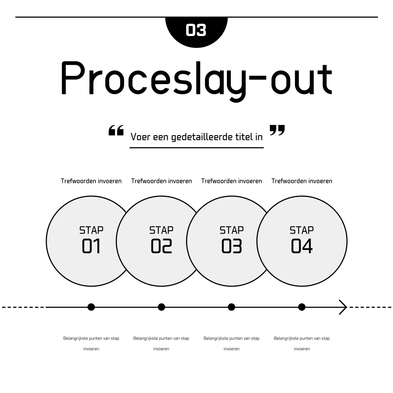 Witte eenvoudige marketingadvertentie