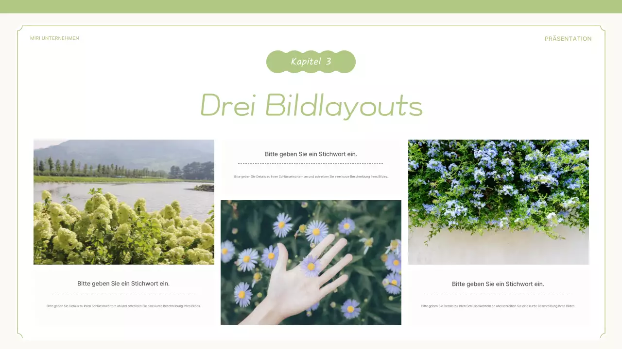 Ein Vorschlag für eine süße Frühlingsblume in Gelb und Limettengrün