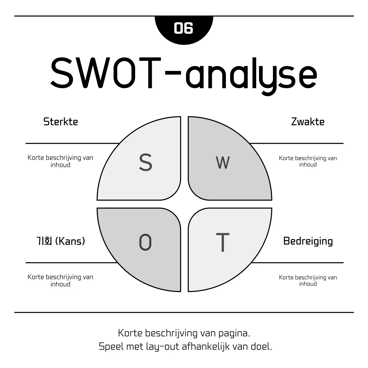 Witte eenvoudige marketingadvertentie