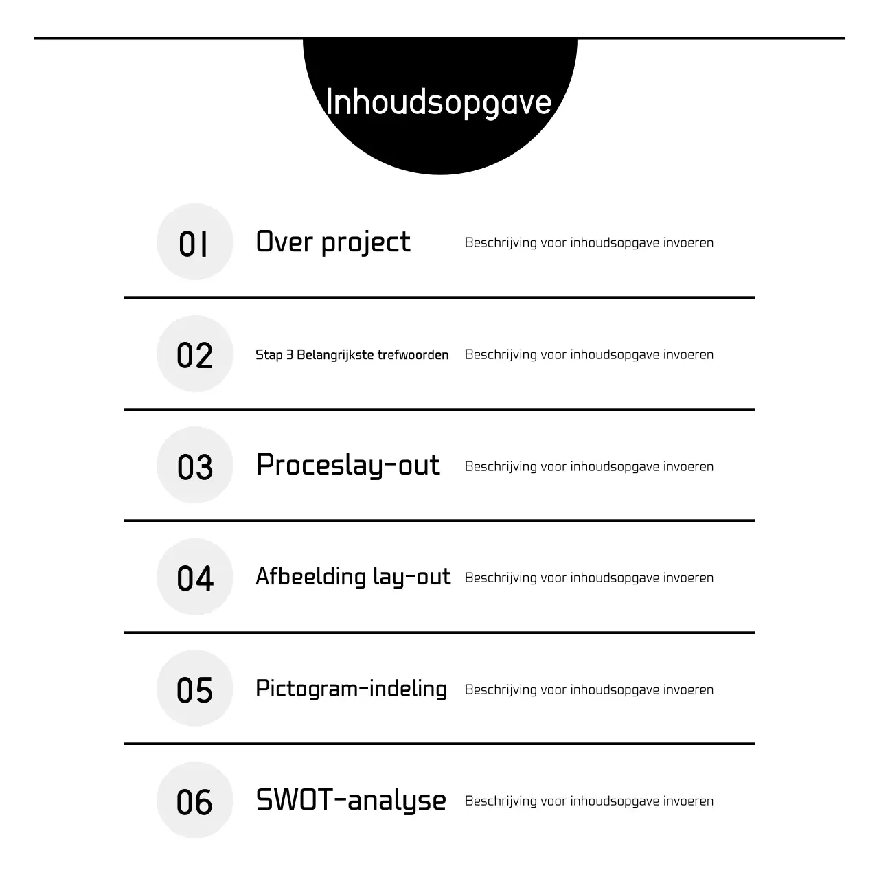 Witte eenvoudige marketingadvertentie