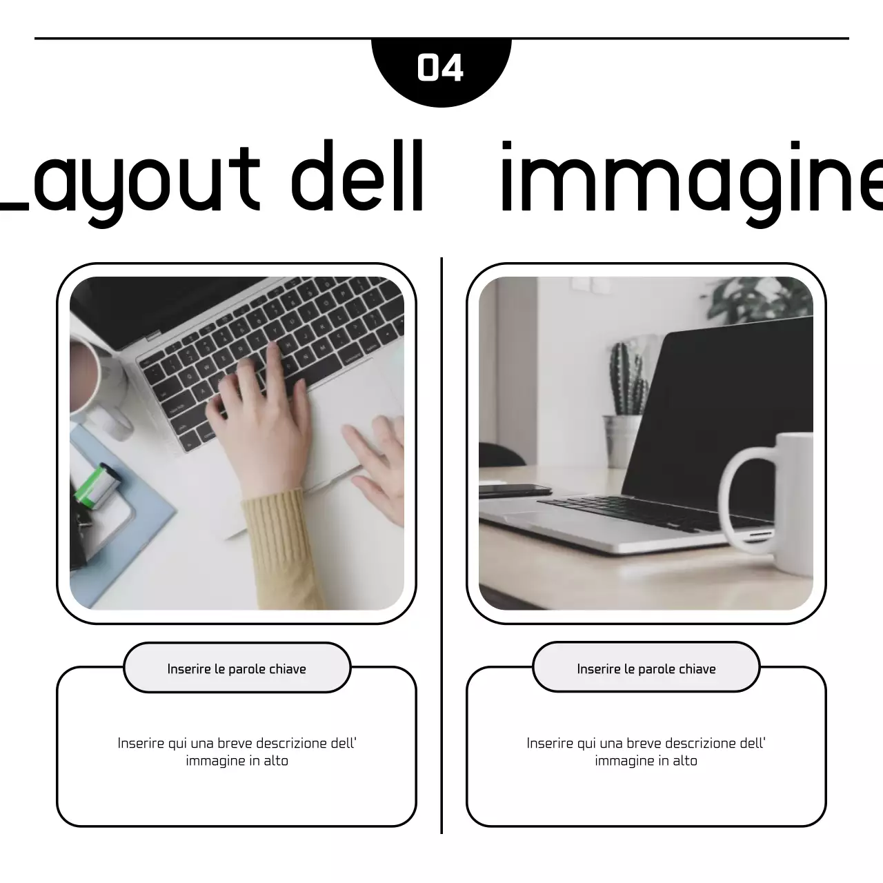 Pubblicità di marketing semplice bianco