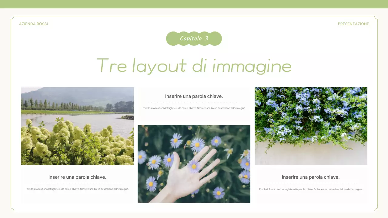 Una proposta per un grazioso fiore primaverile in giallo e verde lime