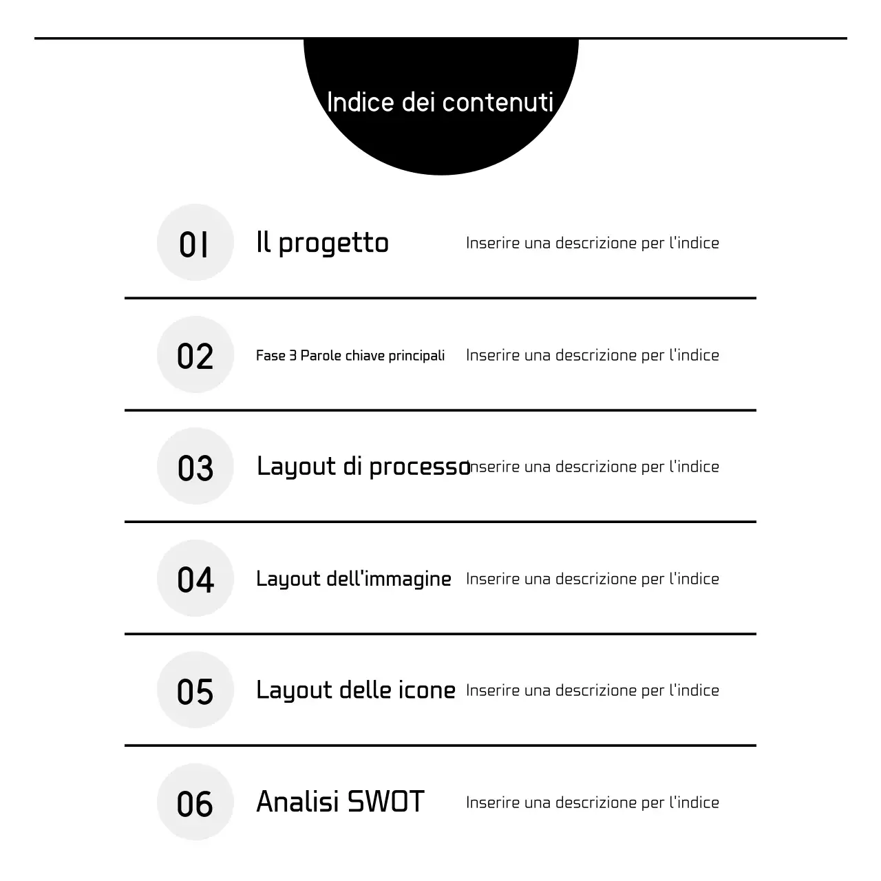 Pubblicità di marketing semplice bianco