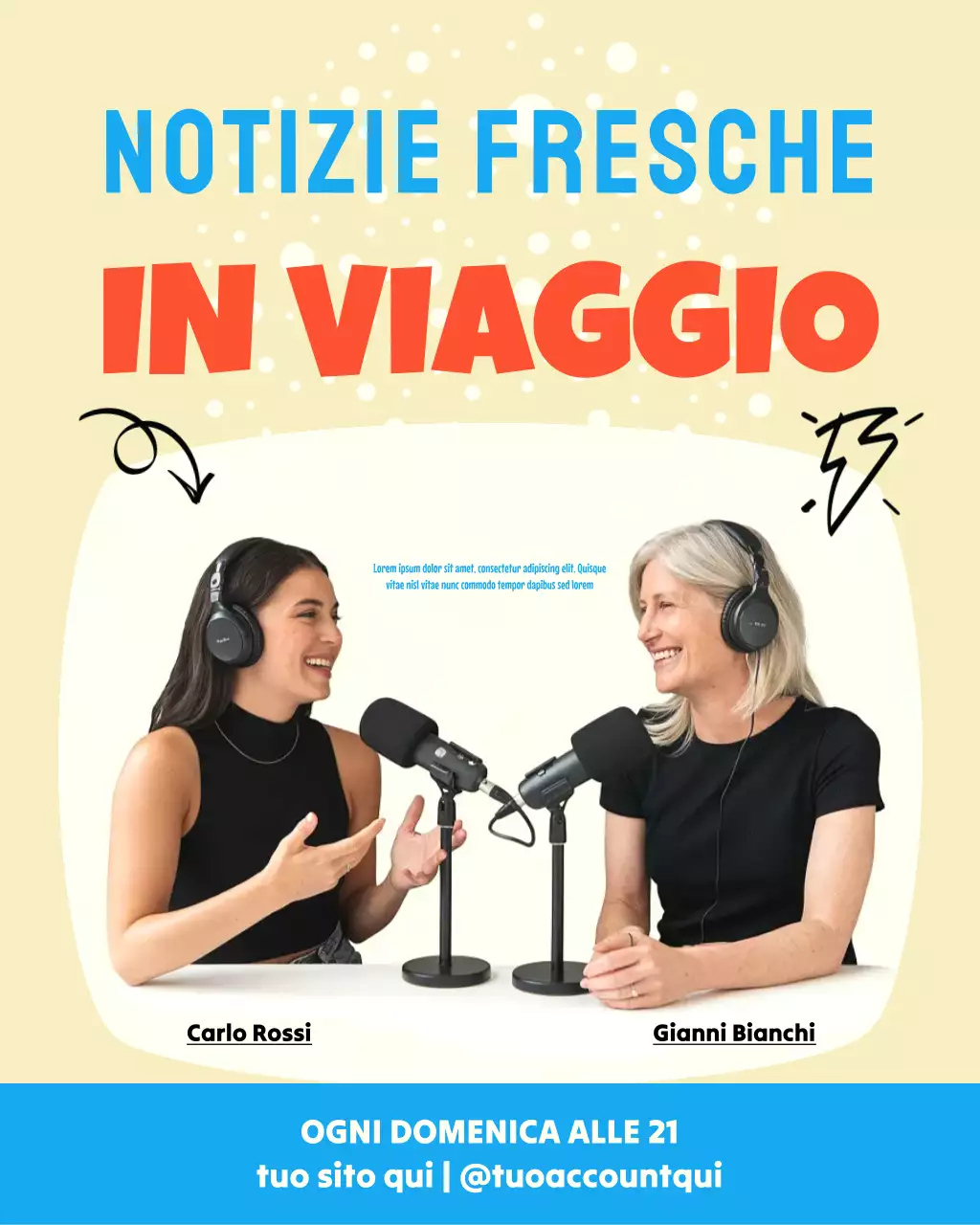 Promozione podcast Beige Modern