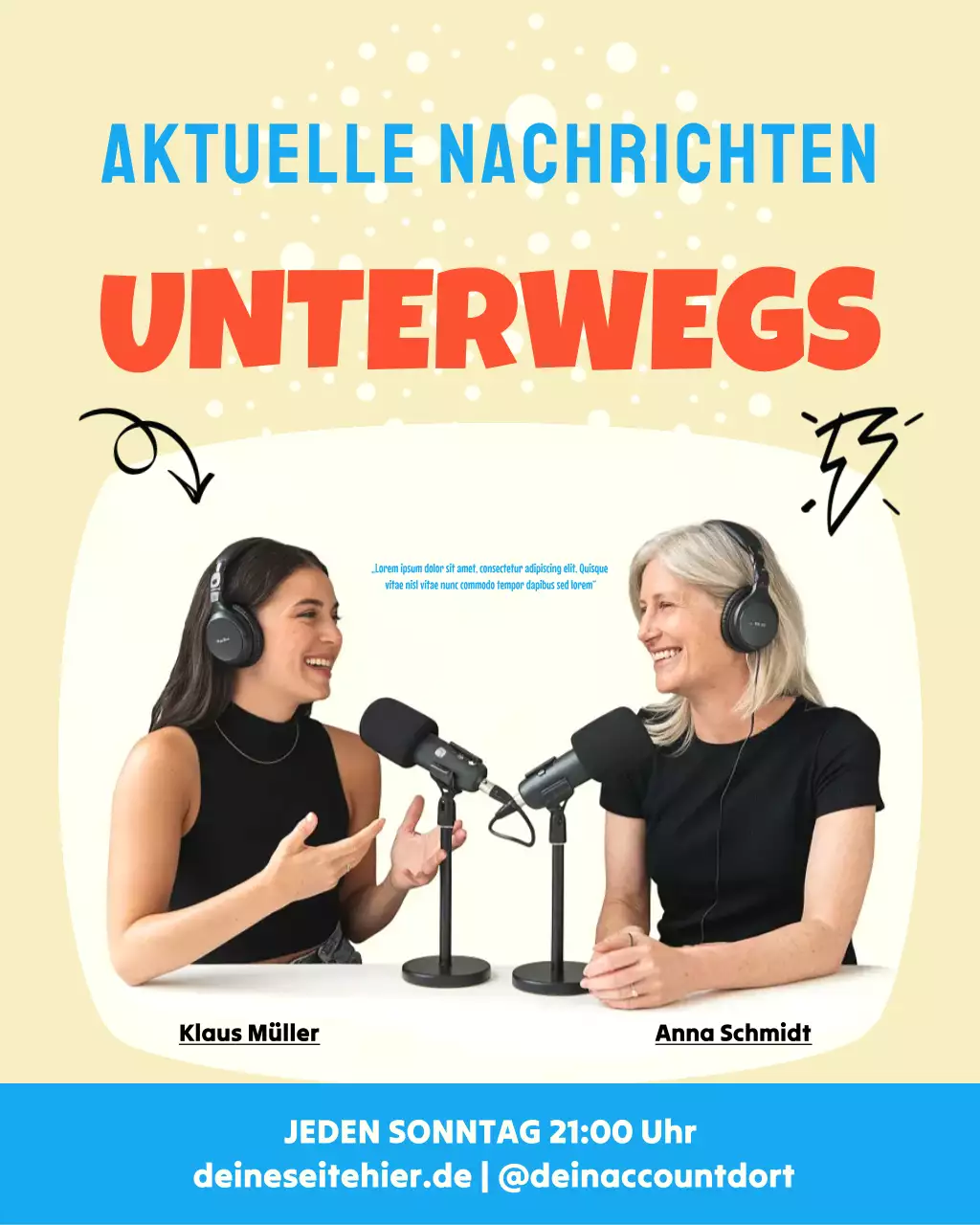 Beige Modern Podcast Promotion