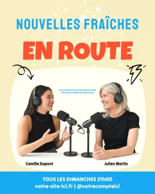 Promotion du podcast Beige Modern