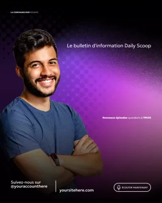 Publicité du podcast Modern News