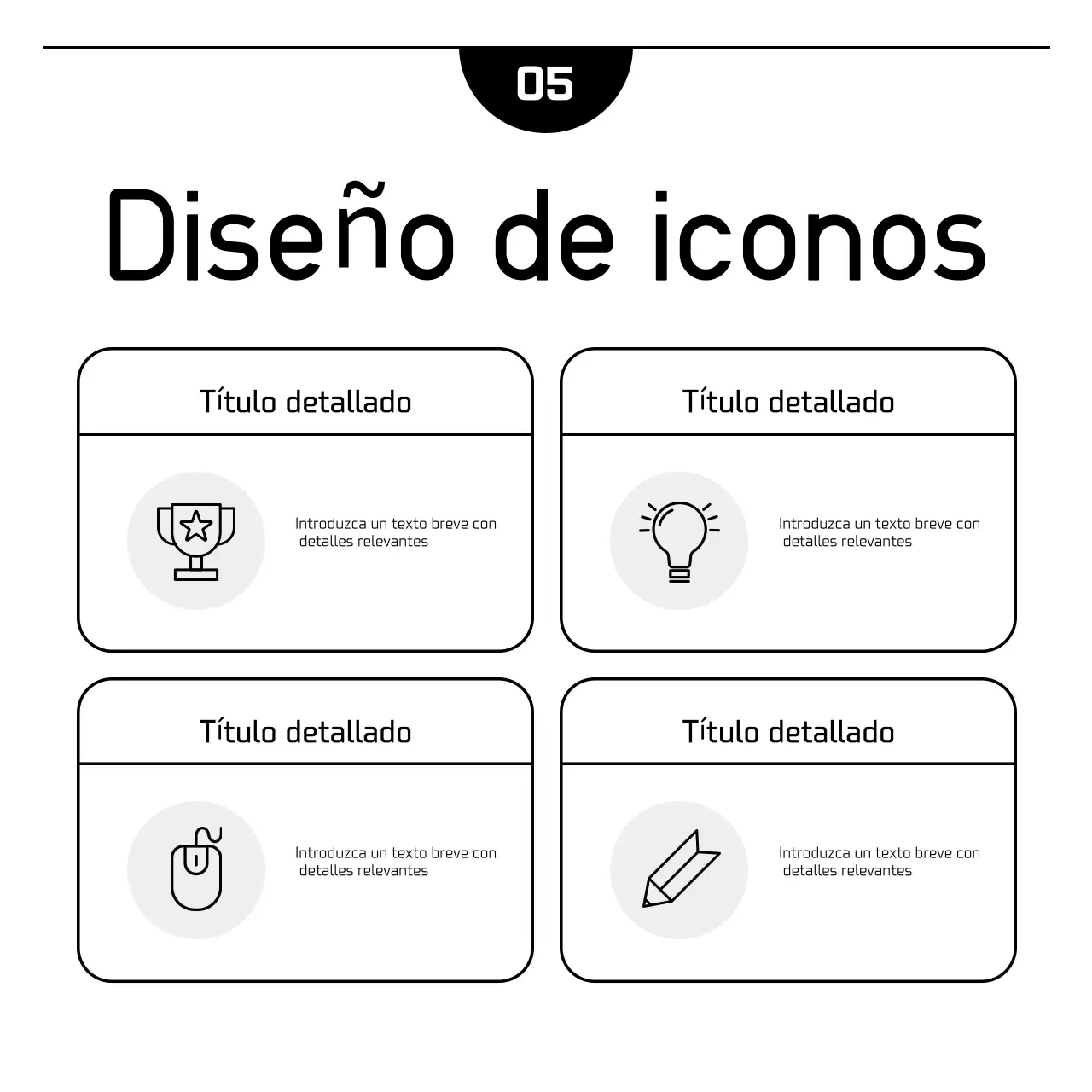 Anuncio de marketing simple en blanco