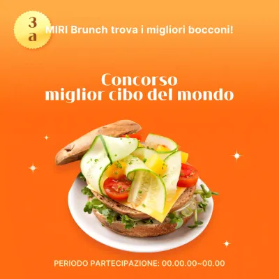 Evento gastronomico Orange Pop