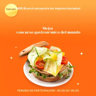 Evento gastronómico Orange Pop
