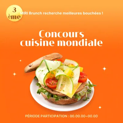 Événement gastronomique Orange Pop