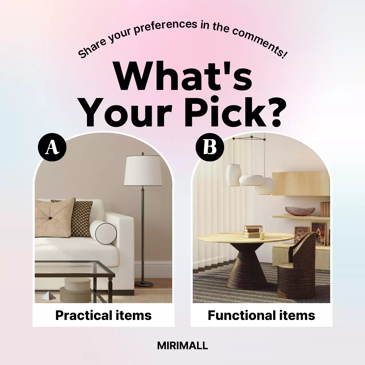 so sánh nội thất hiện đại màu hồng