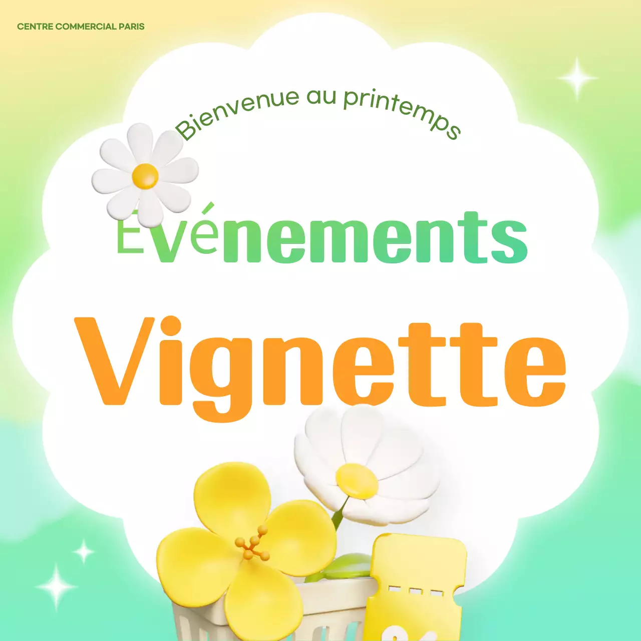 Publicité promotionnelle simple et verte