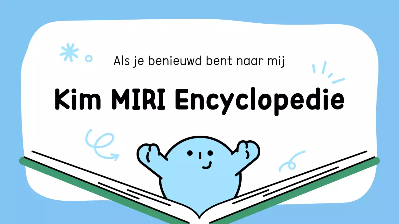 Maak kennis met het schattige blauwe karakter