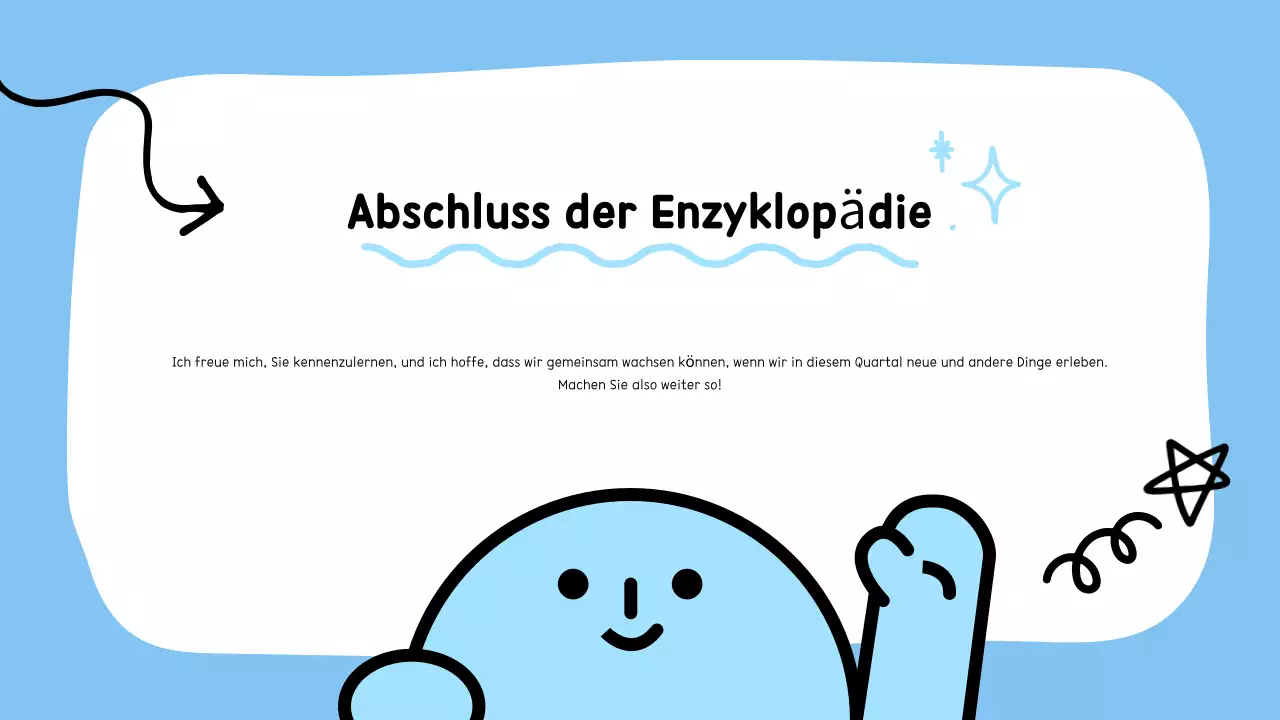 Wir stellen vor: die süße blaue Figur