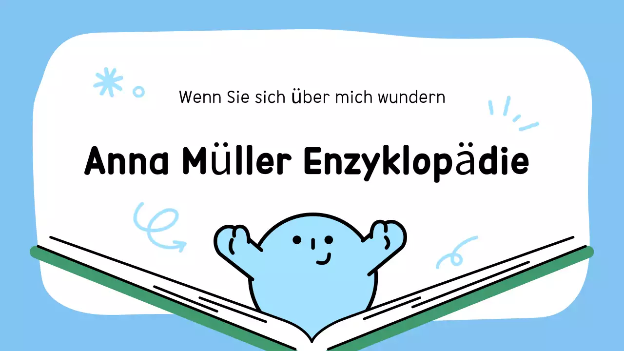 Wir stellen vor: die süße blaue Figur
