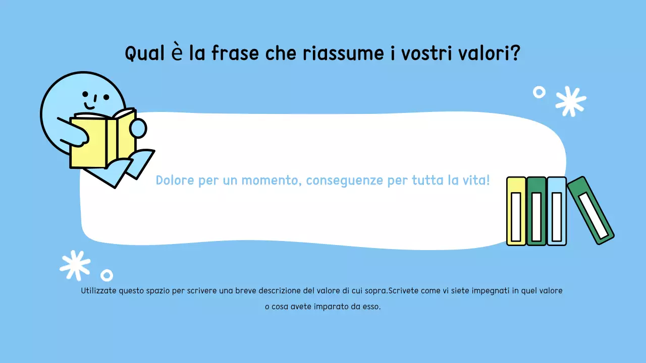 Vi presentiamo il simpatico personaggio blu