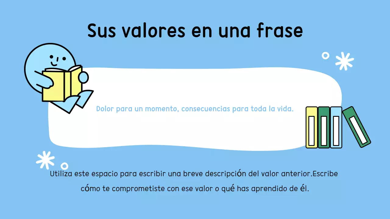 Presentamos al simpático personaje azul.