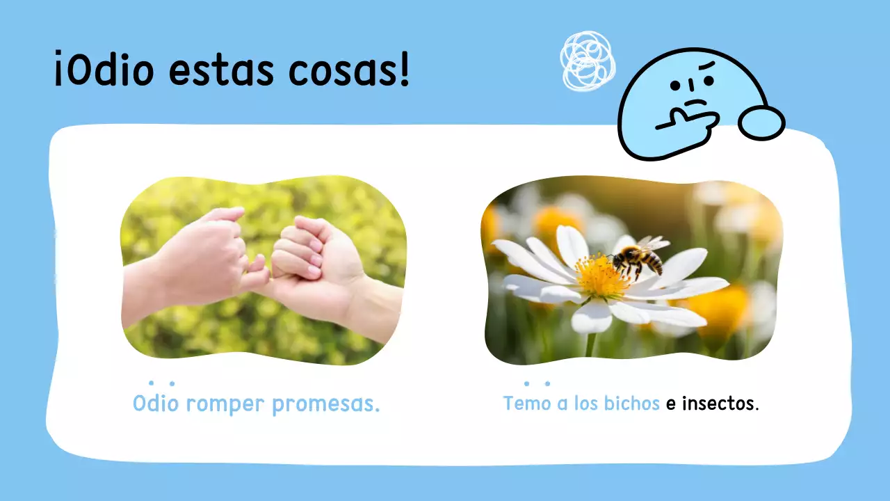 Presentamos al simpático personaje azul.