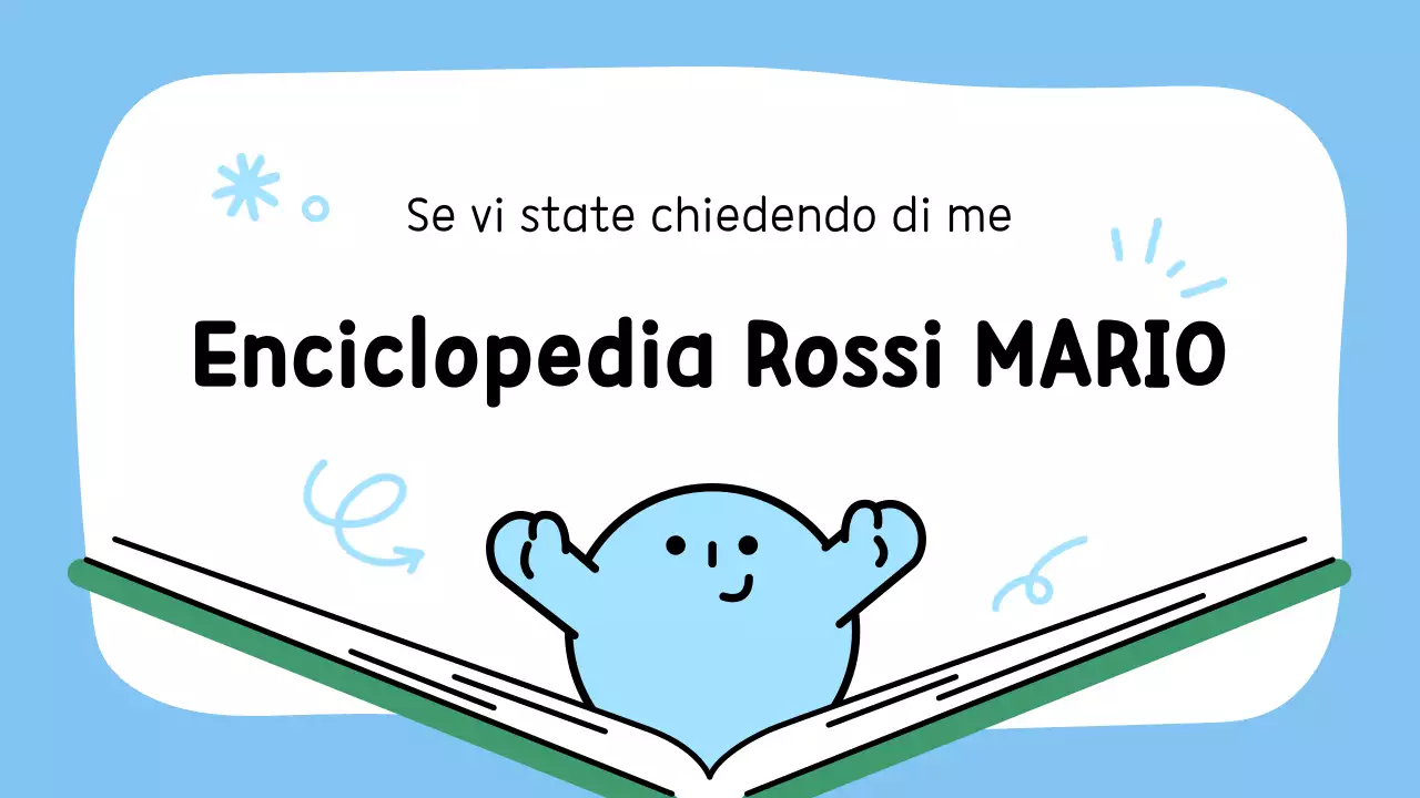 Vi presentiamo il simpatico personaggio blu