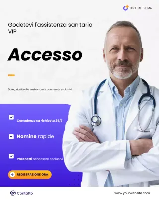promozione della sanità moderna bianca