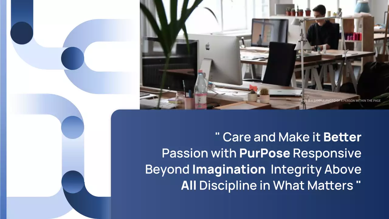 Blue Professional Employee Management Plan Event Presentation