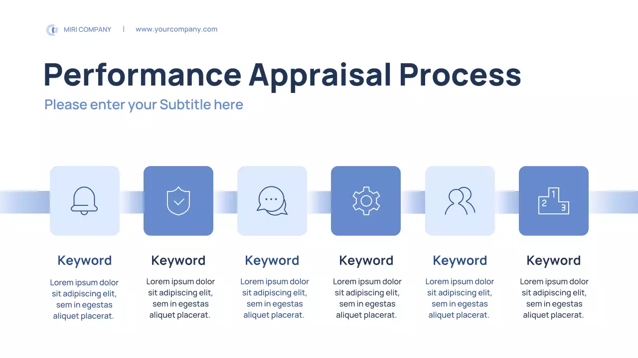 Blue Professional Employee Management Plan Event Presentation