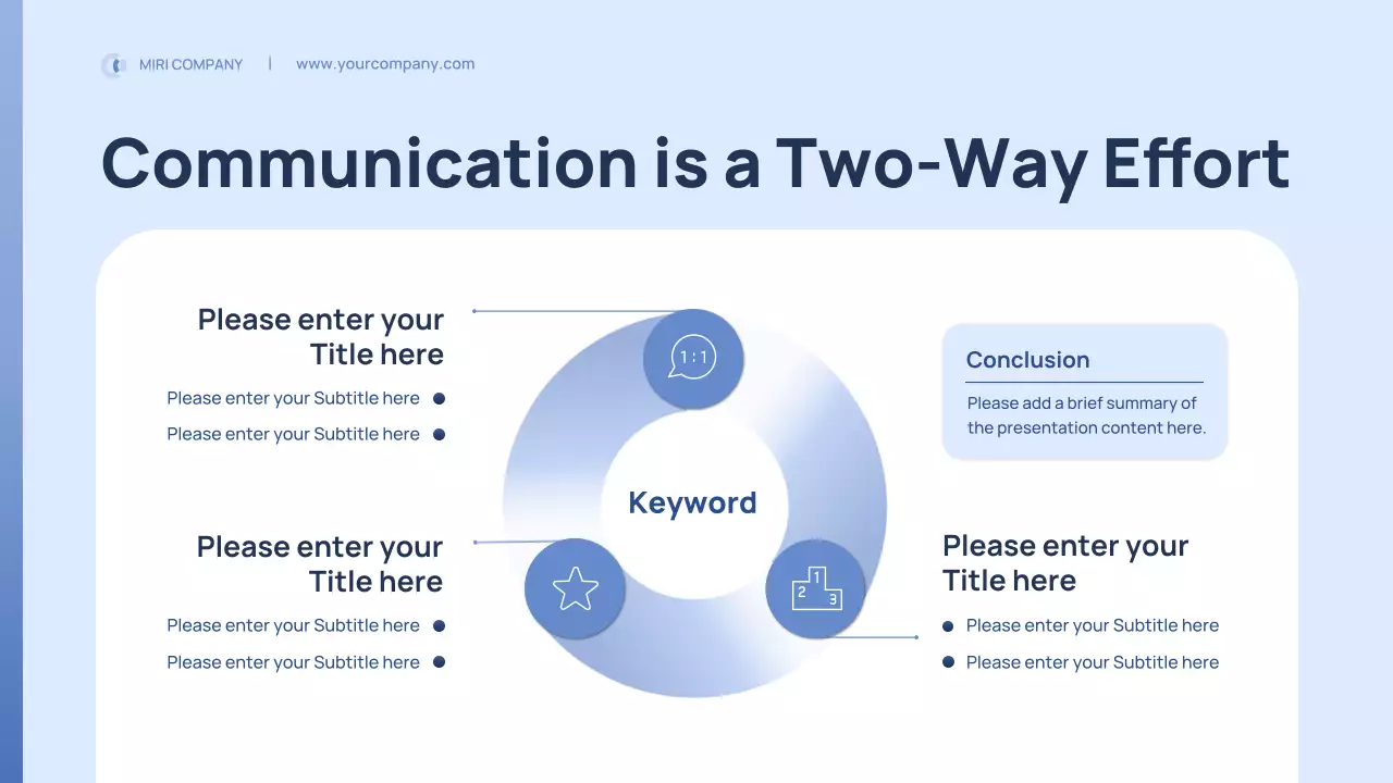 Blue Professional Employee Management Plan Event Presentation