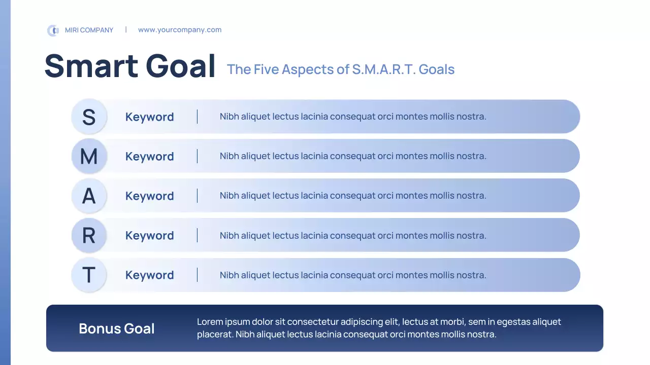 Blue Professional Employee Management Plan Event Presentation