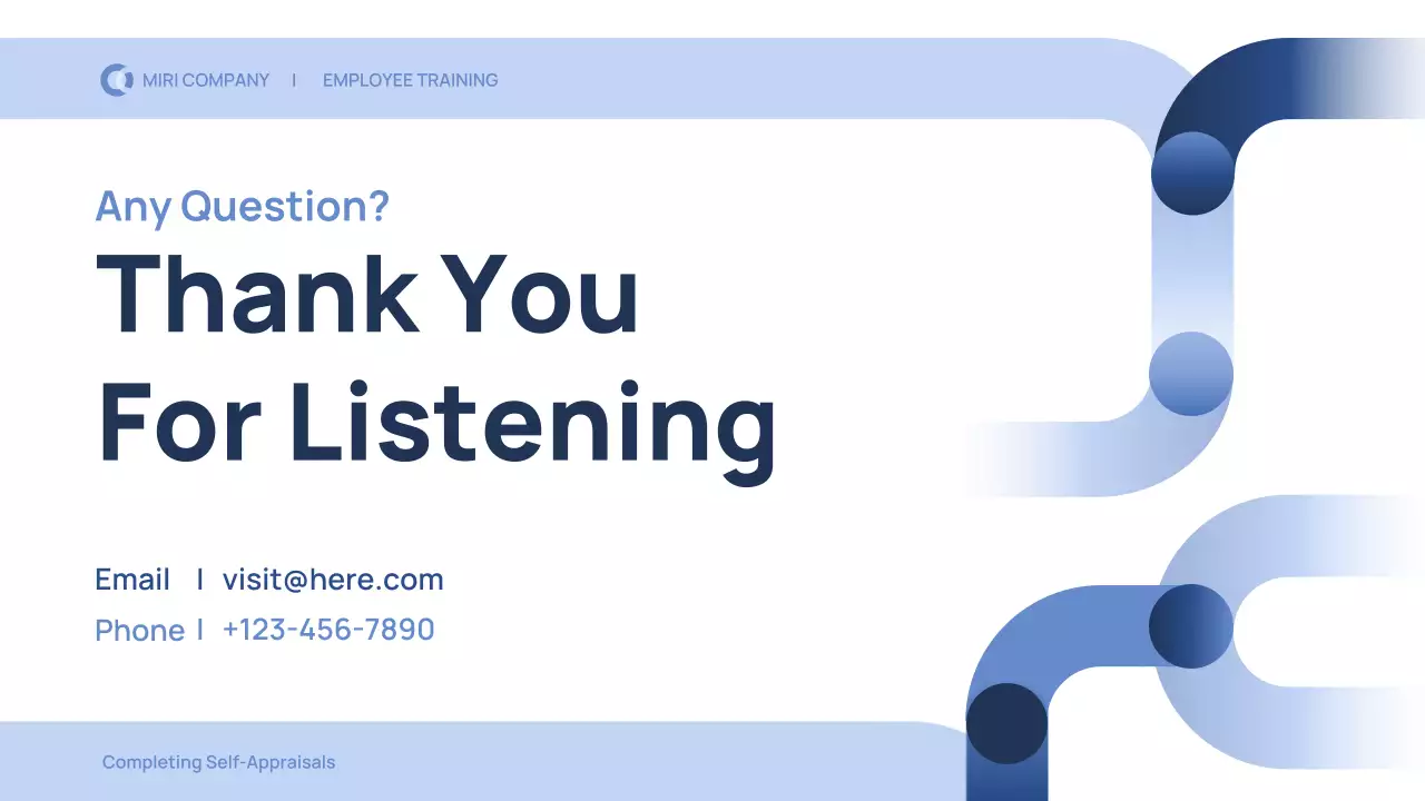 Blue Professional Employee Management Plan Event Presentation