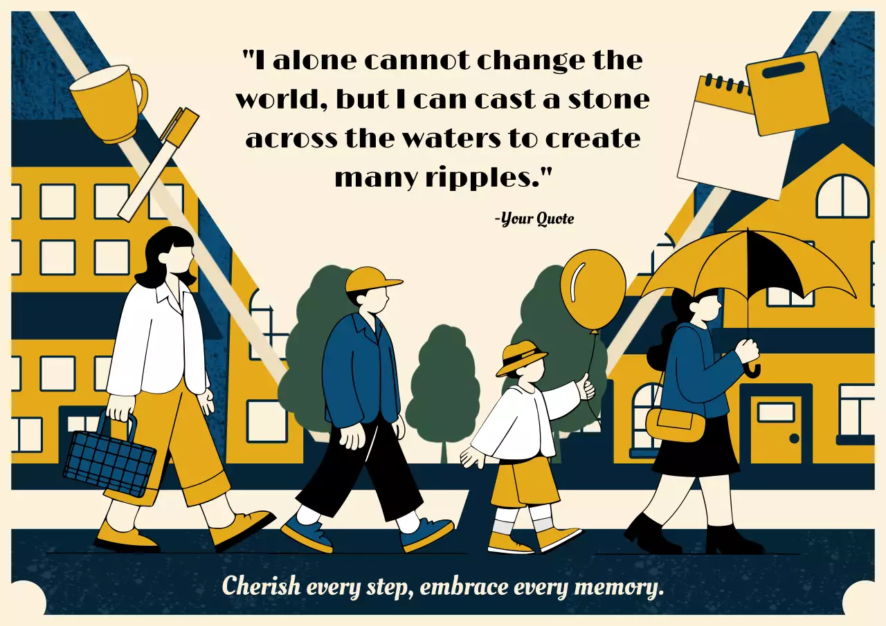 Yellow Retro Motivation Announcement Poster