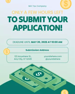 Green Tax Notice Instagram Post