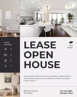 Grey and Black House Listing Instagram Post