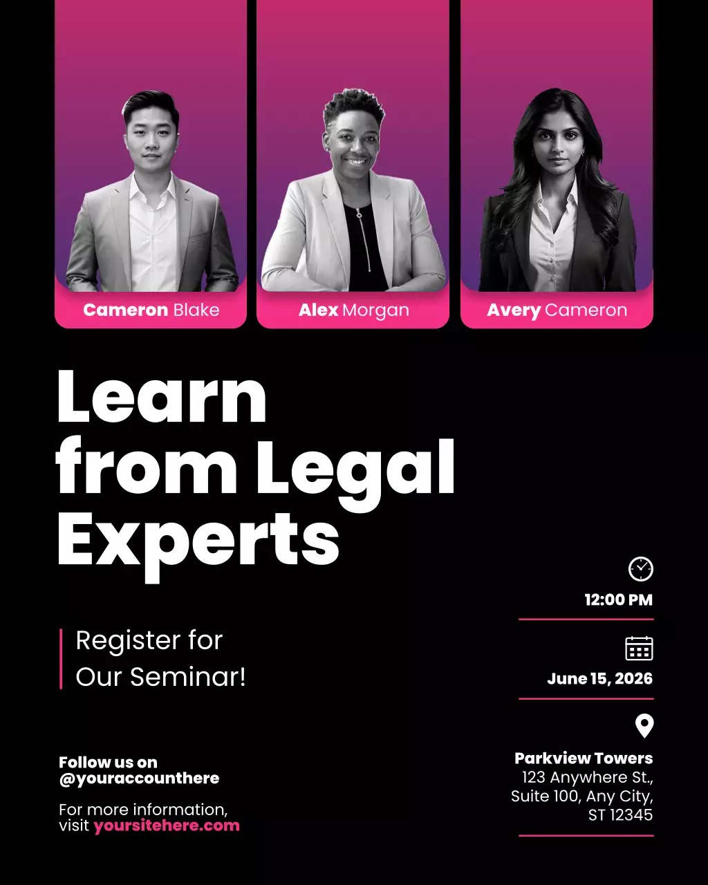 Modern Legal Seminar Announcement