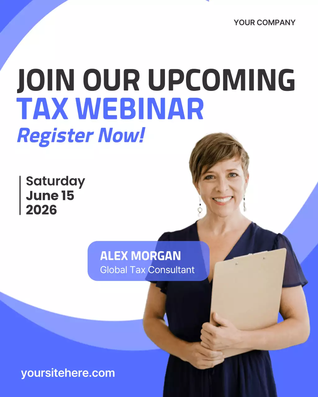 Purple Professional Tax Invitation Instagram Post