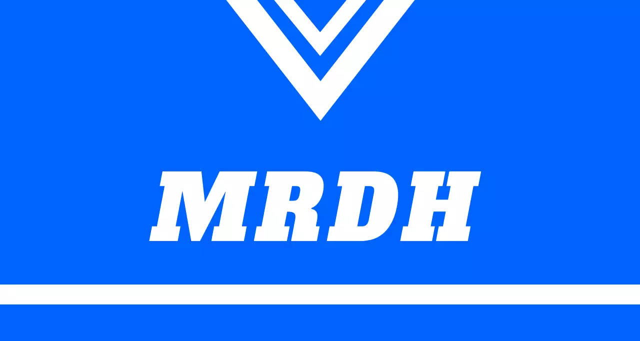 青 シンプル ロゴ デザイン